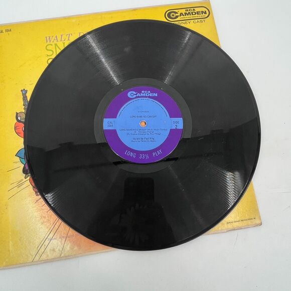 Walt Disney's Snow White & the Seven Dwarfs Dennis Day 1960 Vinyl LP CAL1044 - Picture 6 of 8